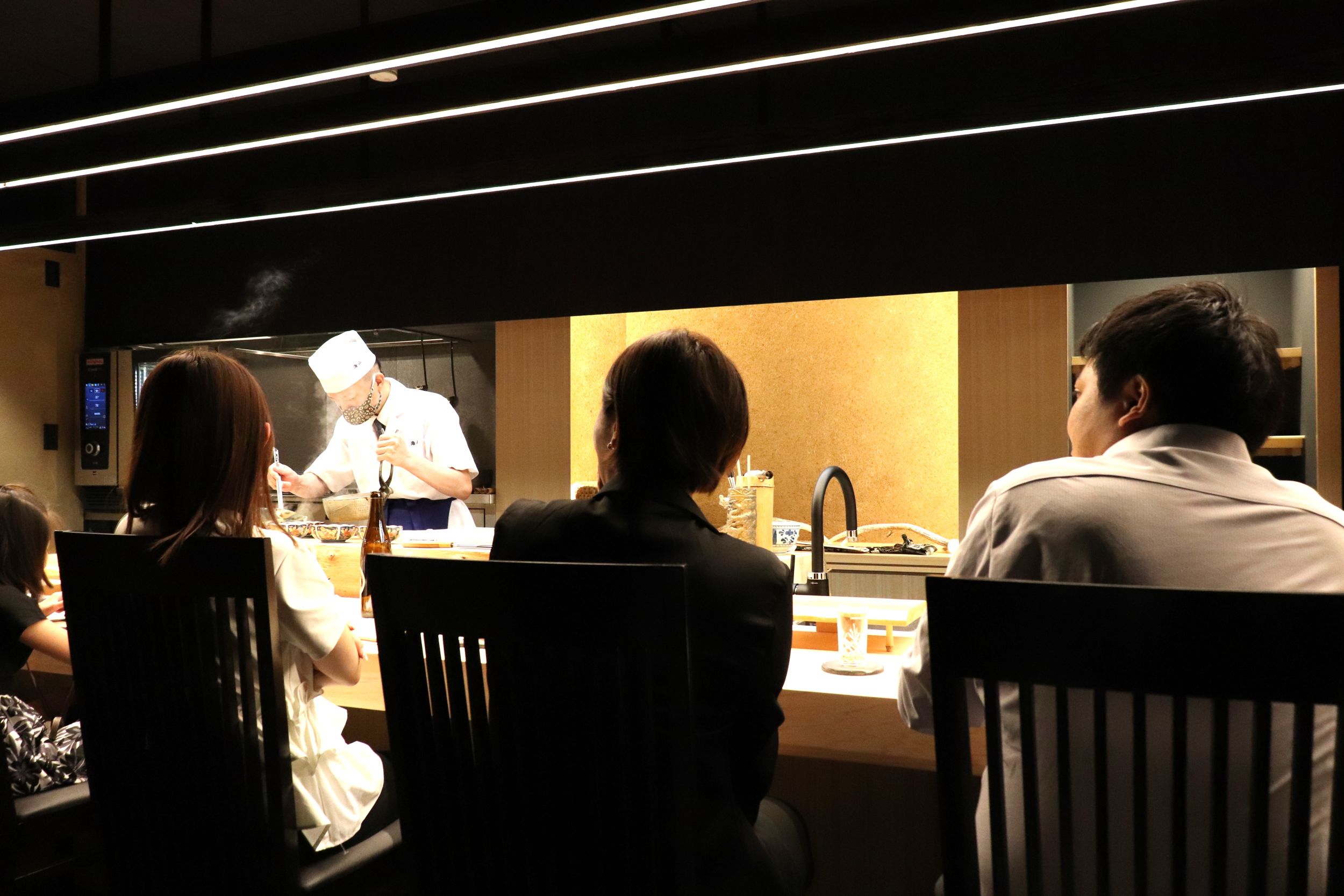 Multi-generational family dinner at Sushi Kappo Ontaku